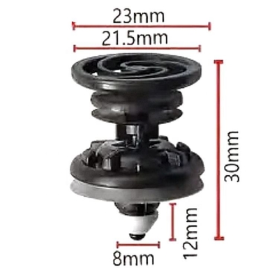 Car Door Trim Panel Clips 7L6868243 Fixed Card Buckle for VW for Golf for Passat for Audi