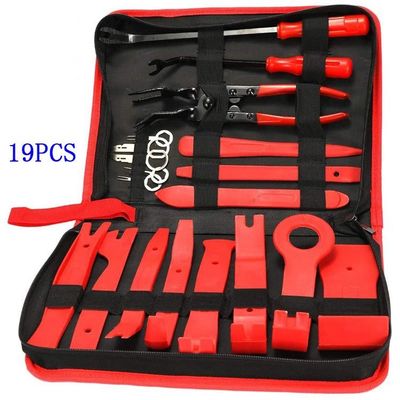 19PCS Trimming Removal Tool Bumper Fixing Clamp Set Fastener Removal Tool Removal Clamp Kit