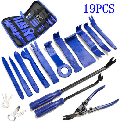 19PCS Trimming Removal Tool Bumper Fixing Clamp Set Fastener Removal Tool Removal Clamp Kit