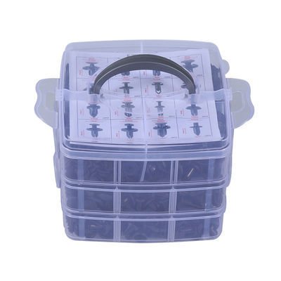620 pcs Car Clips Plastic Car Bumper Fastener 16 Sizes Push Retainer Rivets Kit Door Trim Panel Fender Clips Bumper Clips