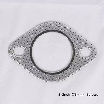 Exhaust Pipe Gasket for Car Engine Aluminum Flange Gasket Reinforced Non Asbestos Composite Exhaust