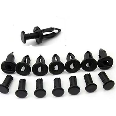Car Accessories Car Plastic Fasteners Door Panel Trim Fender Clip Push Type Black Auto Retainers Clips