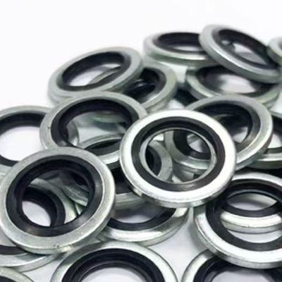 Hot Sale Bonded Washer 1/4'', BSP Washer with Rubber for Hydraulic Bonded Seal Washer