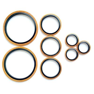 3/8 Hydraulic Bonded Sealing Washers 1/2 Bonded Washer Sealings Imperial Diamensions Bonded Seal Washer Stainless Steel