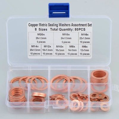 Copper Washer Marine Fuel Injector Washer Sealing Washer