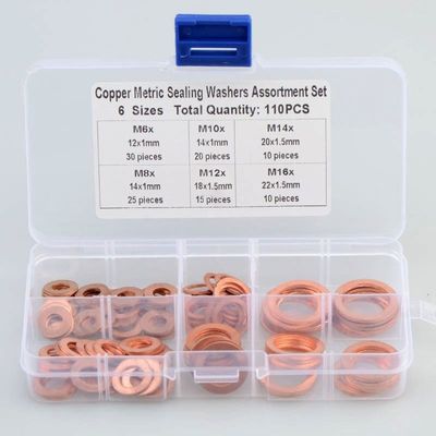 Copper Washer Marine Fuel Injector Washer Sealing Washer