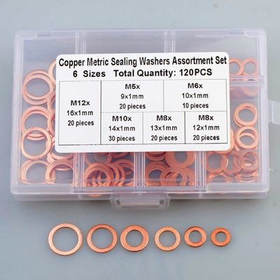 Copper Washer Marine Fuel Injector Washer Sealing Washer