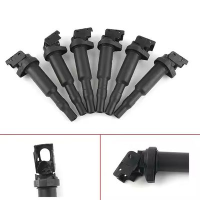 Ignition Coils & Spark Plugs Set 6PCS Kit 12138647689 12138616153 for BMW 3 5 Series X3 X5 Z4
