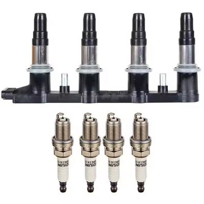 Ignition Coils with Spark Plugs 4pcs set 55561655 96476983 1208086 for Chevrolet Sonic 1.8L 2012-2018